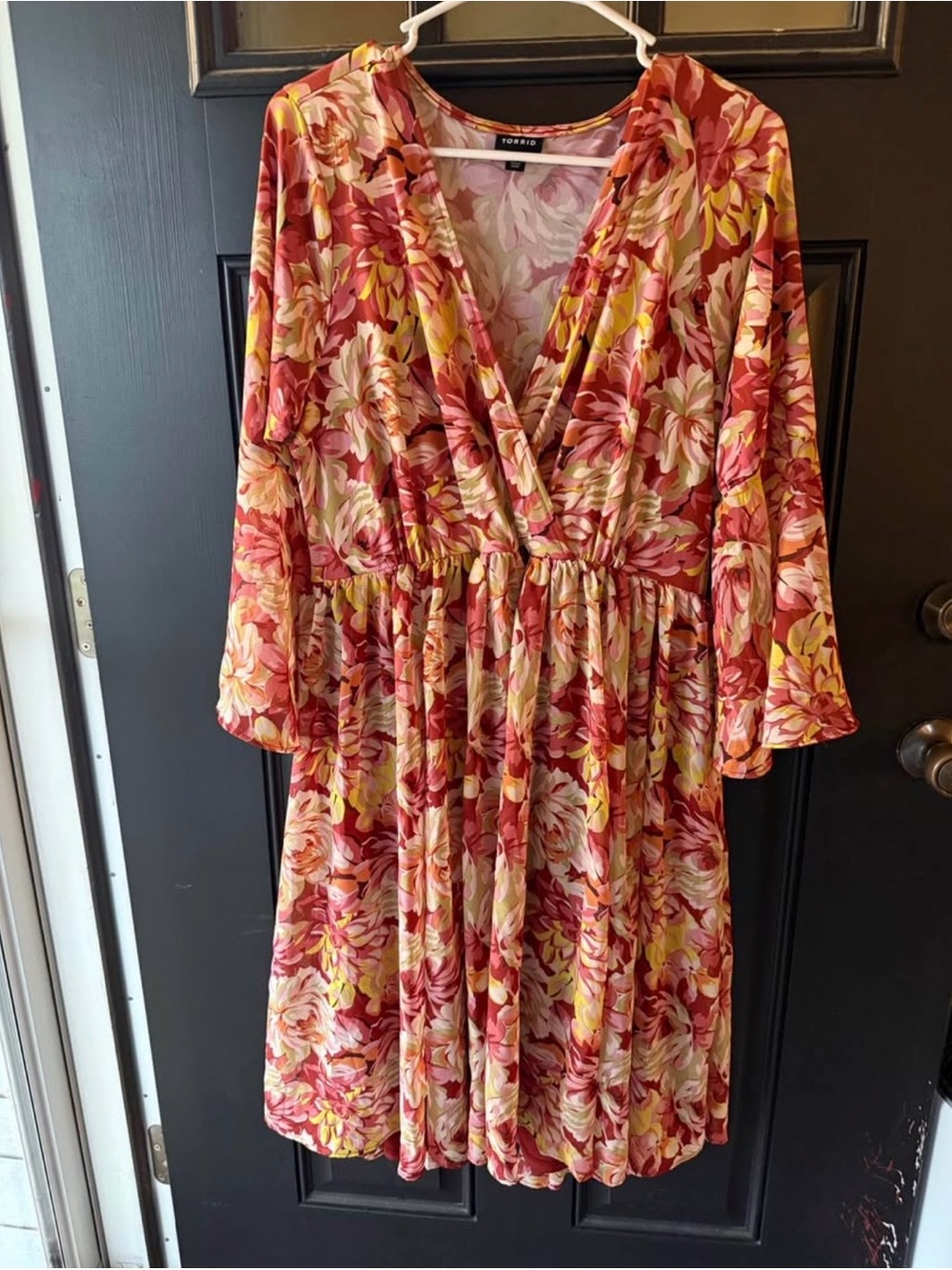 Women’s Torrid Sz 2 Floral Chiffon Mini Dress